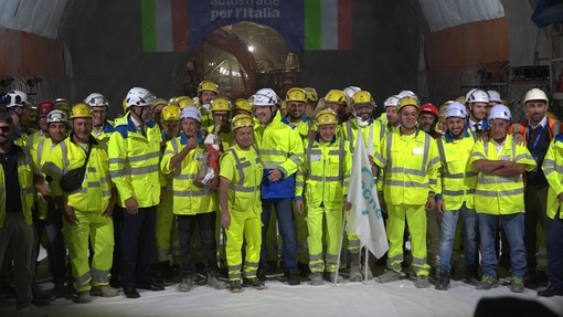 ASPI, completato lo scavo della galleria San Donato sull’A1 Firenze Sud-Incisa