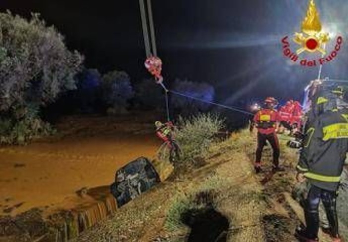Nubifragio a Brindisi, disperso 63enne: recuperata auto