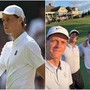 Sinner passione... golf: Jannik in campo con Vagnozzi e Cahill