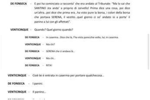 Omicidio Mollicone, teste conferma: "Torriero disse che 1 giugno Serena era in caserma". Le intercettazioni Omicidio Mollicone, teste conferma: "Torriero disse che 1 giugno Serena era in caserma". Le intercettazioni