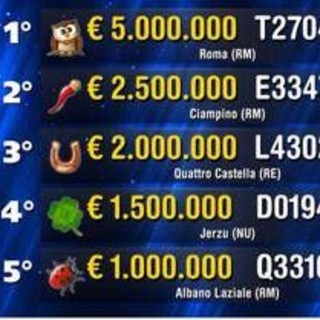 Lotteria Italia 2026, biglietto con premio da 5 milioni venduto a Roma