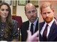 Harry, William e Kate omaggiano la regina Elisabetta ma non si incontrano
