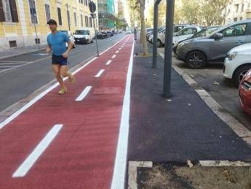 Municipio I Roma, pista ciclabile e marciapiede, concluso rifacimento largo Trionfale-via Barletta Municipio I Roma, pista ciclabile e marciapiede, concluso rifacimento largo Trionfale-via Barletta