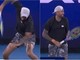 Kyrgios, show al 'Million Dollar 1 Point Slam': viene eliminato e spacca racchetta