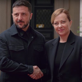 Zelensky “Apprezzo posizione chiara e di principio di Giorgia Meloni”