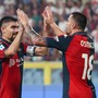 Primo punto per il Genoa, è 1-1 contro il Frosinone