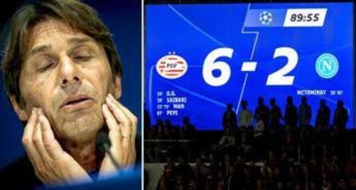 Psv-Napoli 6-2, Conte: &quot;Tanti giocatori nuovi da inserire, anno difficile&quot;