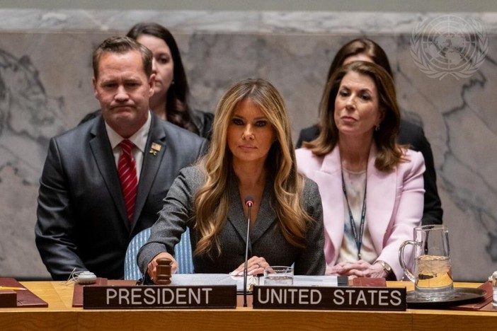 Melania Trump prima First Lady Usa a presiedere riunione Consiglio Sicurezza Onu