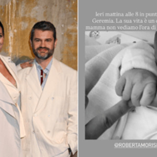 Roberta Morise e Enrico Bartolini genitori bis: &quot;È arrivato Geremia&quot;