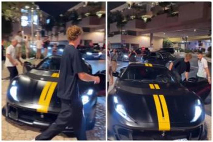 Sinner paparazzato a Montecarlo... con la sua Ferrari Sinner paparazzato a Montecarlo... con la sua Ferrari