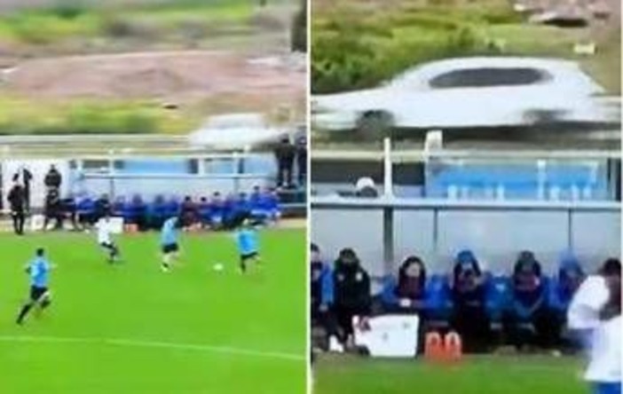 Fallo laterale, palla in autostrada e incidente: lo show del calcio in Uruguay
