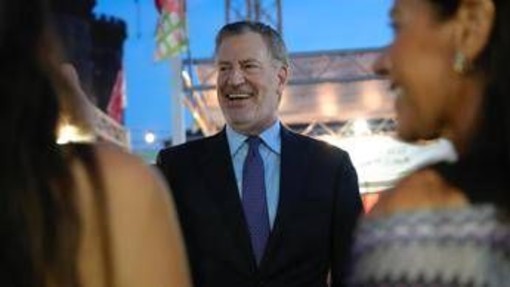 Bill de Blasio: &quot;Dazi Usa finiranno tra 1-2 anni al massimo, a New York innamorati del made in Naples&quot;
