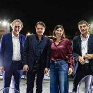 Il dibattito con Schlein, Conte, Bonelli e Fratoianni parte con una foto e la promessa: "Con noi al governo riconoscimento Palestina"