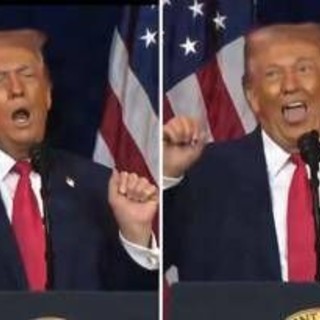 Trump e l'imitazione dell'atleta transgender: "Mia moglie non vuole"